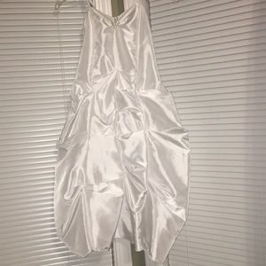 childs white flower girl dress/ formal